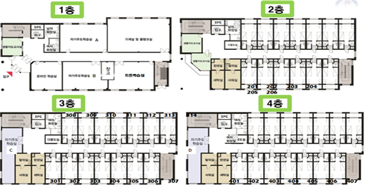 다산관 배치도 이미지