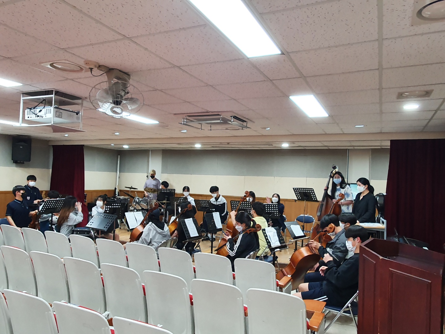 2021 방과후 오케스트라 활동사진